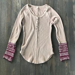 Free People Ski Lodge Cuff Thermal